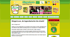 Desktop Screenshot of gingerlove.be