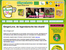 Tablet Screenshot of gingerlove.be
